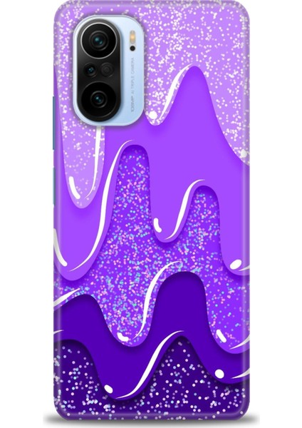Xiaomi Redmi K40 Pro Hd Baskılı Kılıf + Seramik Tam Kaplayan Ekran Koruyucu 421