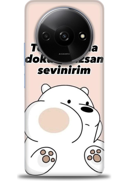 Xiaomi Redmi A3 4g 2024 Hd Baskılı Kılıf + Seramik Tam Kaplayan Ekran Koruyucu 158