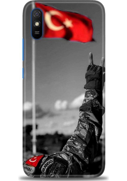 Xiaomi Redmi 9A Hd Baskılı Kılıf + Seramik Tam Kaplayan Ekran Koruyucu 35