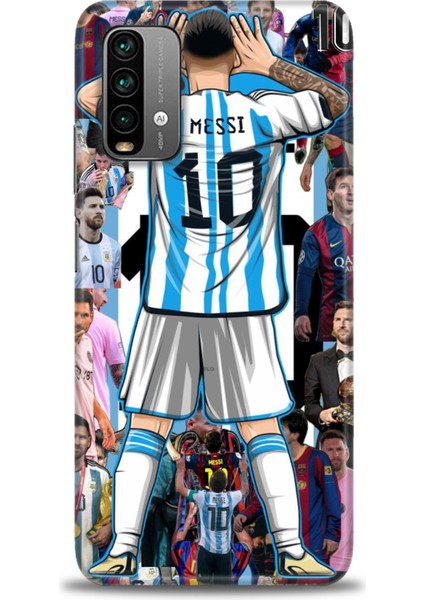 Xiaomi Redmi 9t Hd Baskılı Kılıf + Seramik Tam Kaplayan Ekran Koruyucu 17