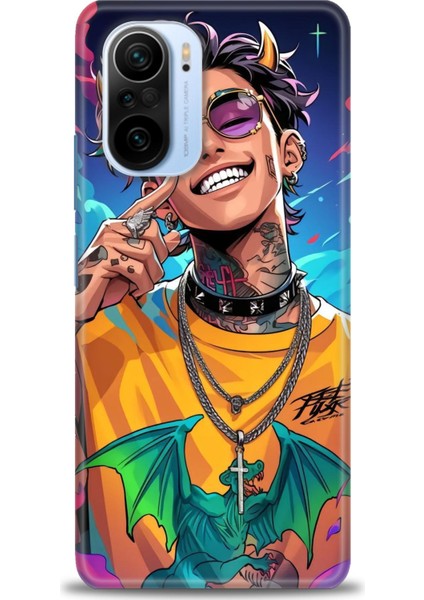 Xiaomi Redmi K40 Pro Hd Baskılı Kılıf + Seramik Tam Kaplayan Ekran Koruyucu 259