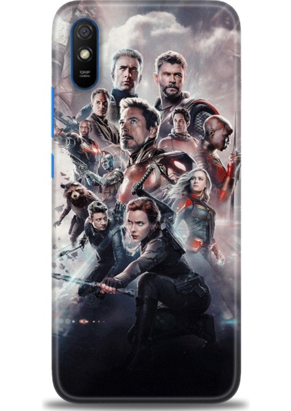 Xiaomi Redmi 9A Hd Baskılı Kılıf + Seramik Tam Kaplayan Ekran Koruyucu 99