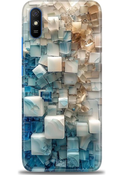 Xiaomi Redmi 9A Hd Baskılı Kılıf + Seramik Tam Kaplayan Ekran Koruyucu 326