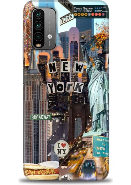 Xiaomi Redmi 9t Hd Baskılı Kılıf + Seramik Tam Kaplayan Ekran Koruyucu 265