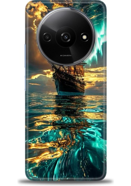 Xiaomi Redmi A3 4g 2024 Hd Baskılı Kılıf + Seramik Tam Kaplayan Ekran Koruyucu 237