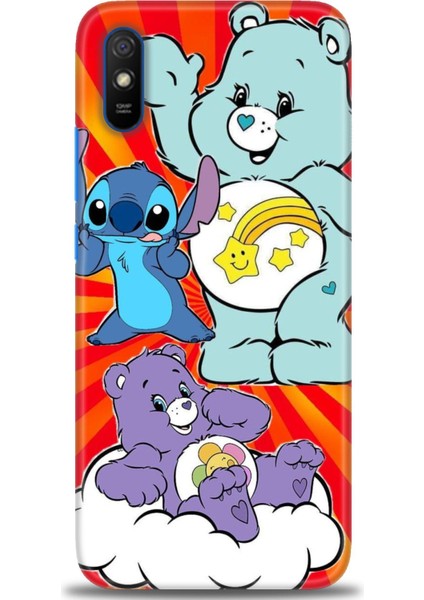 Xiaomi Redmi 9A Hd Baskılı Kılıf + Seramik Tam Kaplayan Ekran Koruyucu 492