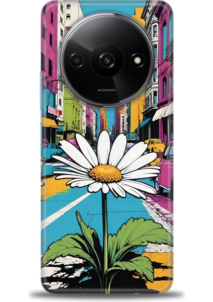 Xiaomi Redmi A3 4g 2024 Hd Baskılı Kılıf + Seramik Tam Kaplayan Ekran Koruyucu 443