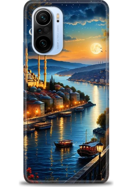 Xiaomi Redmi K40 Pro Hd Baskılı Kılıf + Seramik Tam Kaplayan Ekran Koruyucu 222