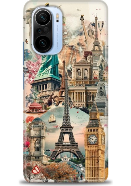 Xiaomi Redmi K40 Pro Hd Baskılı Kılıf + Seramik Tam Kaplayan Ekran Koruyucu 264