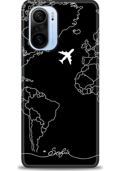 Xiaomi Redmi K40 Pro Hd Baskılı Kılıf + Seramik Tam Kaplayan Ekran Koruyucu 382