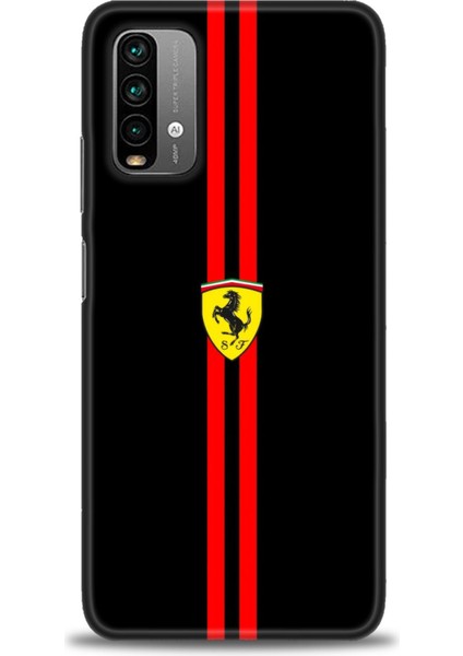 Xiaomi Redmi 9t Hd Baskılı Kılıf + Seramik Tam Kaplayan Ekran Koruyucu 380