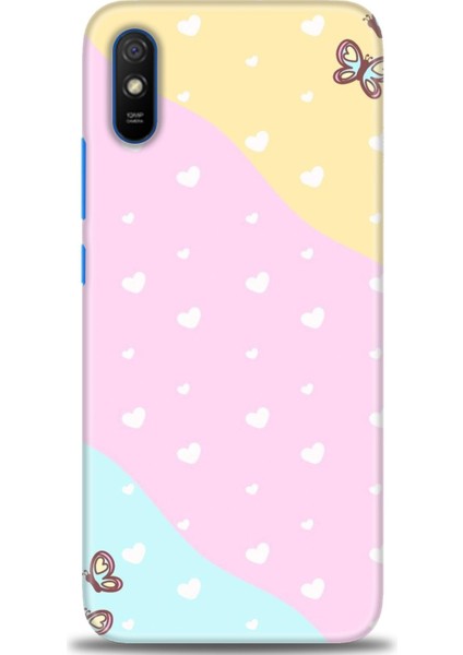 Xiaomi Redmi 9A Hd Baskılı Kılıf + Seramik Tam Kaplayan Ekran Koruyucu 430