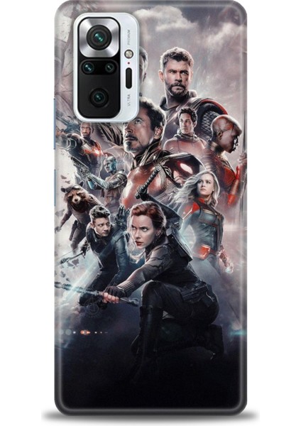 Xiaomi Redmi Note 10 Pro Hd Baskılı Kılıf + Seramik Tam Kaplayan Ekran Koruyucu 99