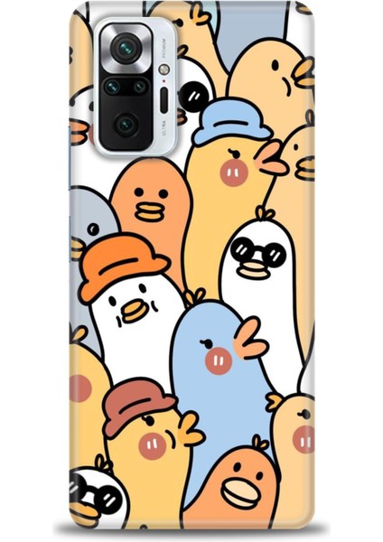 Xiaomi Redmi Note 10 Pro Hd Baskılı Kılıf + Seramik Tam Kaplayan Ekran Koruyucu 497