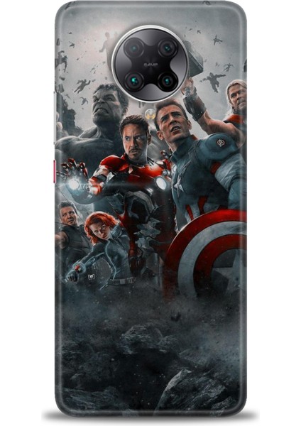 Xiaomi Redmi K30 Pro Hd Baskılı Kılıf + Seramik Tam Kaplayan Ekran Koruyucu 98