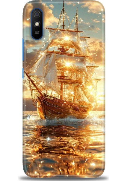 Xiaomi Redmi 9A Hd Baskılı Kılıf + Seramik Tam Kaplayan Ekran Koruyucu 234
