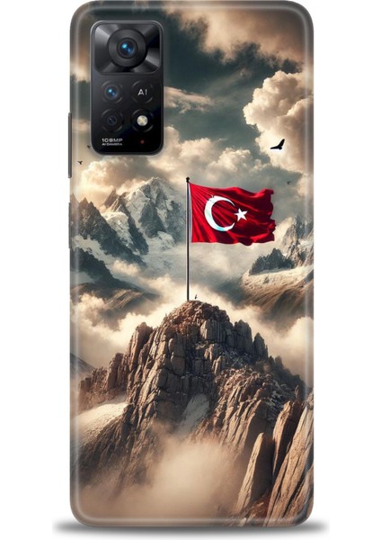 Xiaomi Redmi Note 11 Pro 4g Hd Baskılı Kılıf + Seramik Tam Kaplayan Ekran Koruyucu 34