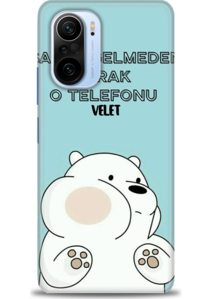Xiaomi Redmi K40 Pro Hd Baskılı Kılıf + Seramik Tam Kaplayan Ekran Koruyucu 160