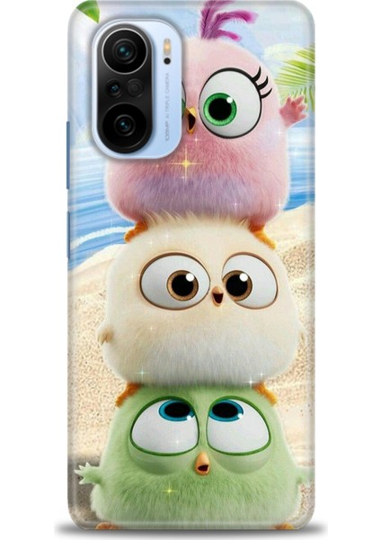 Xiaomi Redmi K40 Pro Hd Baskılı Kılıf + Seramik Tam Kaplayan Ekran Koruyucu 366