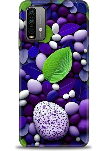 Xiaomi Redmi 9t Hd Baskılı Kılıf + Seramik Tam Kaplayan Ekran Koruyucu 341