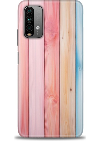 Xiaomi Redmi 9t Hd Baskılı Kılıf + Seramik Tam Kaplayan Ekran Koruyucu 433