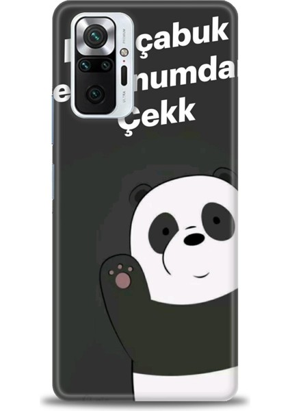 Xiaomi Redmi Note 10 Pro Hd Baskılı Kılıf + Seramik Tam Kaplayan Ekran Koruyucu 156