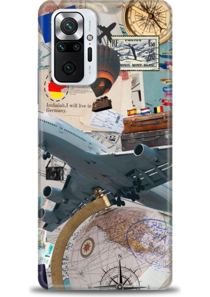 Xiaomi Redmi Note 10 Pro Hd Baskılı Kılıf + Seramik Tam Kaplayan Ekran Koruyucu 261