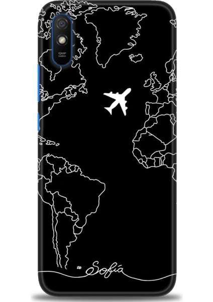 Xiaomi Redmi 9A Hd Baskılı Kılıf + Seramik Tam Kaplayan Ekran Koruyucu 382
