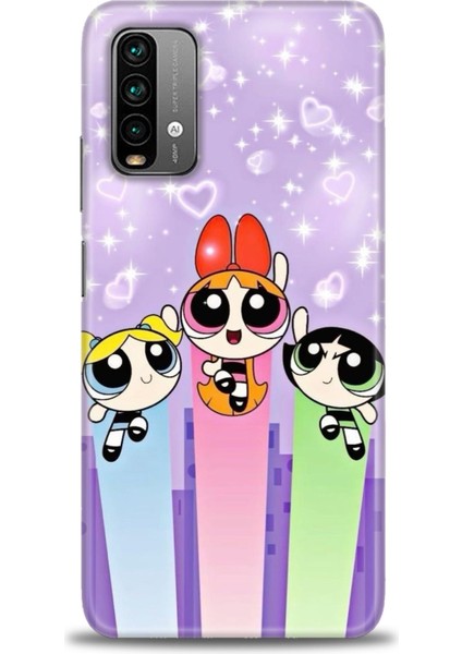 Xiaomi Redmi 9t Hd Baskılı Kılıf + Seramik Tam Kaplayan Ekran Koruyucu 128