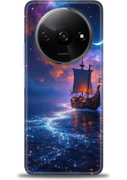 Xiaomi Redmi A3 4g 2024 Hd Baskılı Kılıf + Seramik Tam Kaplayan Ekran Koruyucu 235