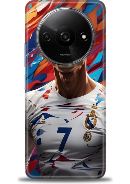 Xiaomi Redmi A3 4g 2024 Hd Baskılı Kılıf + Seramik Tam Kaplayan Ekran Koruyucu 6