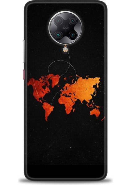 Xiaomi Redmi K30 Pro Hd Baskılı Kılıf + Seramik Tam Kaplayan Ekran Koruyucu 384