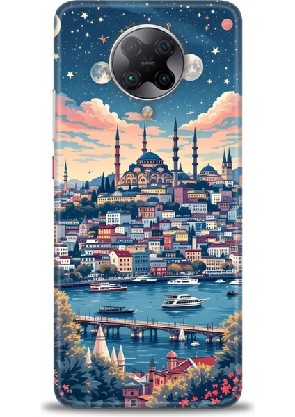 Xiaomi Redmi K30 Pro Hd Baskılı Kılıf + Seramik Tam Kaplayan Ekran Koruyucu 223