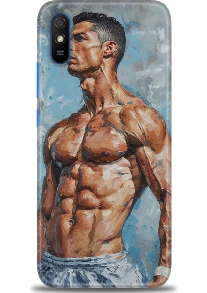 Xiaomi Redmi 9A Hd Baskılı Kılıf + Seramik Tam Kaplayan Ekran Koruyucu 4