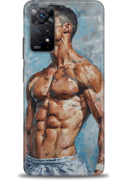 Xiaomi Redmi Note 11 Pro 4g Hd Baskılı Kılıf + Seramik Tam Kaplayan Ekran Koruyucu 4