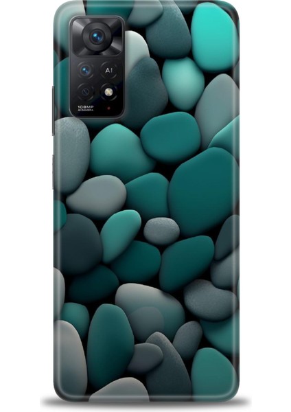 Xiaomi Redmi Note 11 Pro 4g Hd Baskılı Kılıf + Seramik Tam Kaplayan Ekran Koruyucu 346