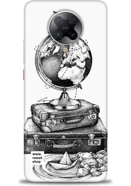 Xiaomi Redmi K30 Pro Hd Baskılı Kılıf + Seramik Tam Kaplayan Ekran Koruyucu 83