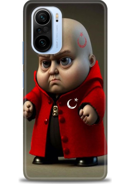 Xiaomi Redmi K40 Pro Hd Baskılı Kılıf + Seramik Tam Kaplayan Ekran Koruyucu 245