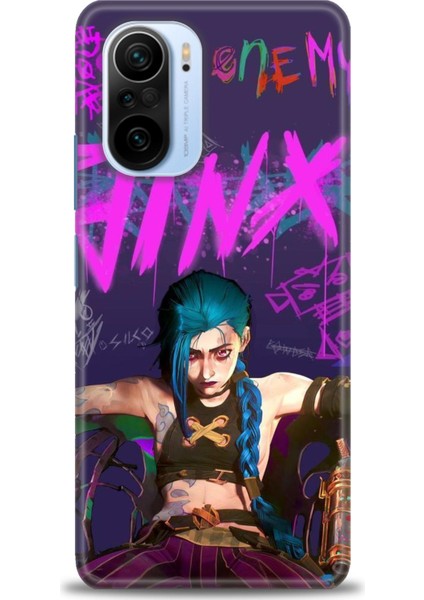 Xiaomi Redmi K40 Hd Baskılı Kılıf + Seramik Tam Kaplayan Ekran Koruyucu 275