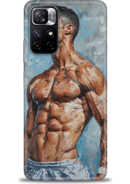 Xiaomi Redmi Note 11S Hd Baskılı Kılıf + Seramik Tam Kaplayan Ekran Koruyucu 4