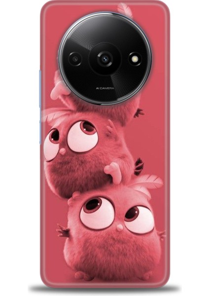 Xiaomi Redmi A3 4g 2024 Hd Baskılı Kılıf + Seramik Tam Kaplayan Ekran Koruyucu 370