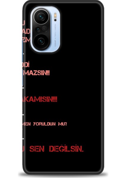 Xiaomi Redmi K40 Pro Hd Baskılı Kılıf + Seramik Tam Kaplayan Ekran Koruyucu 391