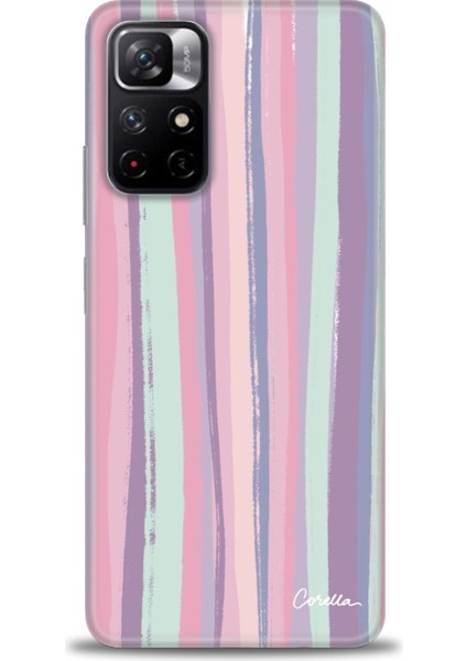 Xiaomi Redmi Note 11S Hd Baskılı Kılıf + Seramik Tam Kaplayan Ekran Koruyucu 426
