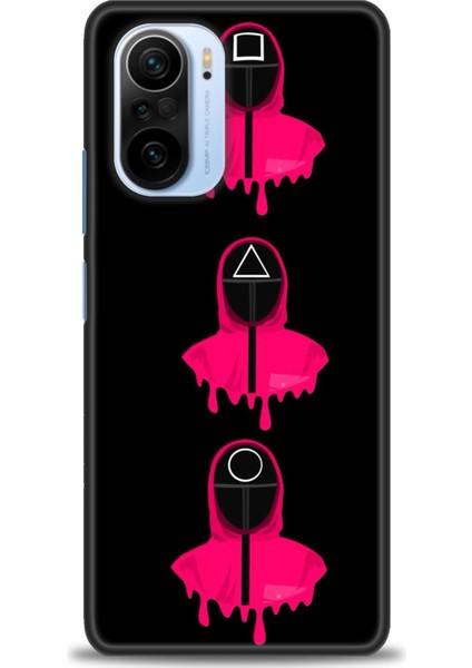 Xiaomi Redmi K40 Pro Hd Baskılı Kılıf + Seramik Tam Kaplayan Ekran Koruyucu 284