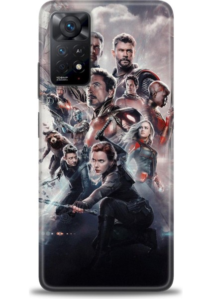 Xiaomi Redmi Note 11 Pro 4g Hd Baskılı Kılıf + Seramik Tam Kaplayan Ekran Koruyucu 99