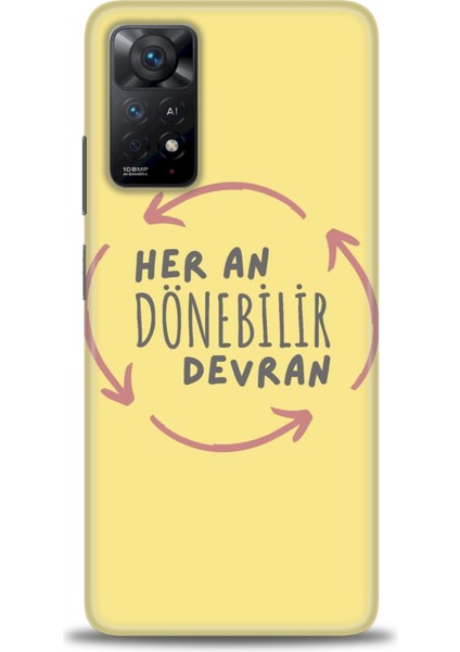 Xiaomi Redmi Note 11 Pro 4g Hd Baskılı Kılıf + Seramik Tam Kaplayan Ekran Koruyucu 167