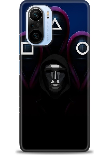 Xiaomi Redmi K40 Pro Hd Baskılı Kılıf + Seramik Tam Kaplayan Ekran Koruyucu 283