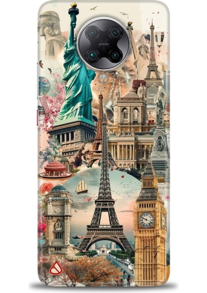 Xiaomi Redmi K30 Pro Hd Baskılı Kılıf + Seramik Tam Kaplayan Ekran Koruyucu 264