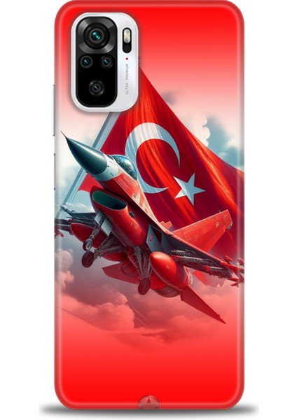 Xiaomi Redmi Note 10S Hd Baskılı Kılıf + Seramik Tam Kaplayan Ekran Koruyucu 38