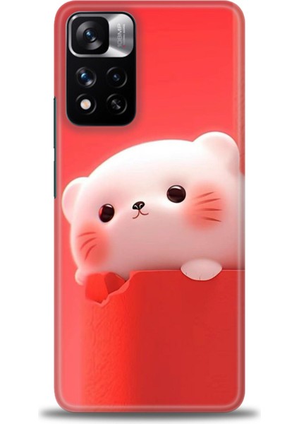 Xiaomi Redmi Note 11 Pro Plus Hd Baskılı Kılıf + Seramik Tam Kaplayan Ekran Koruyucu 75